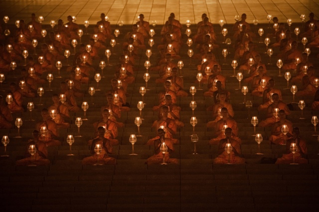 Rực rỡ đêm cầu nguyện nhân lễ Makha Bucha tại Dhammakaya - Thái Lan
