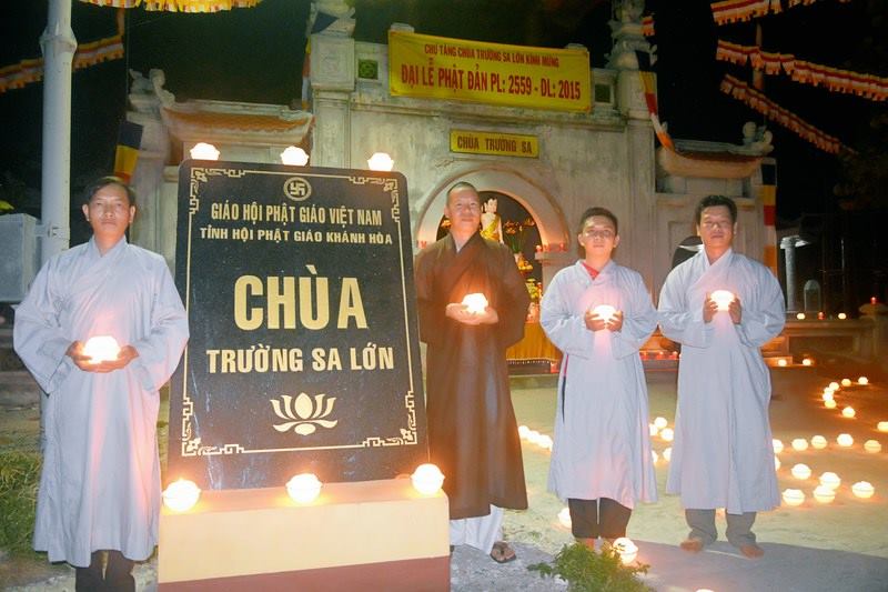 Khánh Hòa: Trường Sa tổ chức Đại lễ Phật đản PL.2559