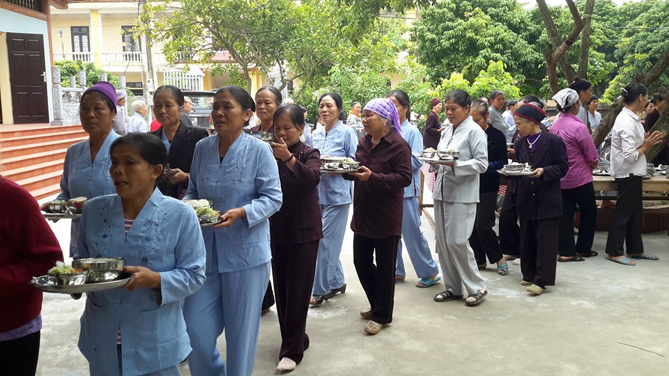 Thái Bình: Khóa tu niệm Phật một ngày chùa Văn Môn