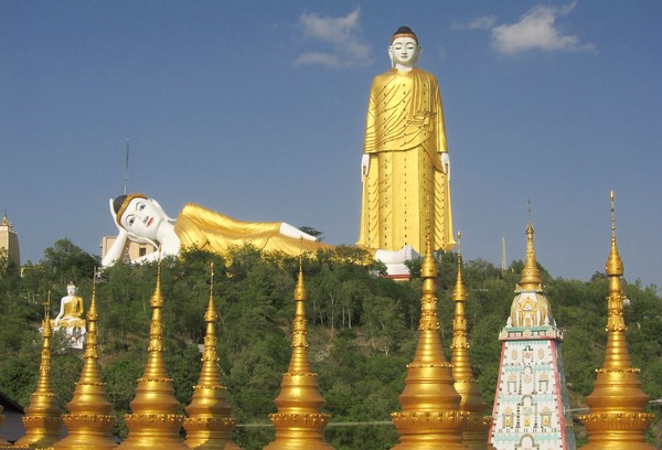 Chùm ảnh Danh lam Thắng tích Maha Bodhi Tahtaung Myanmar nổi tiếng thế giới