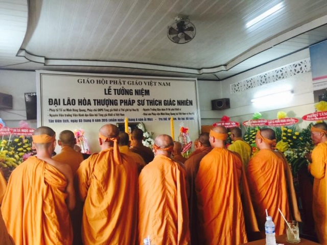 Phật giáo Kiên Giang tưởng niệm Đại lão Hòa thượng Pháp sư Thích Giác Nhiên