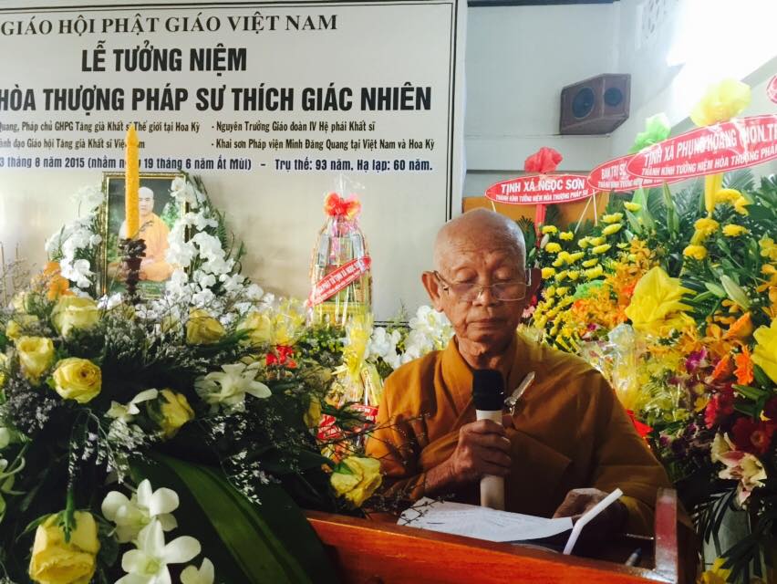 Phật giáo Kiên Giang tưởng niệm Đại lão Hòa thượng Pháp sư Thích Giác Nhiên