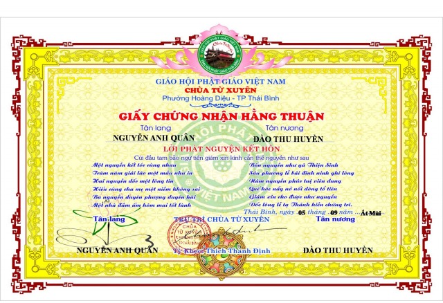 Thái Bình: Lễ hằng thuận tại chùa Từ Xuyên