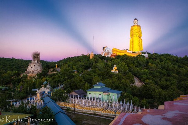 Chùm ảnh Danh lam Thắng tích Maha Bodhi Tahtaung Myanmar nổi tiếng thế giới