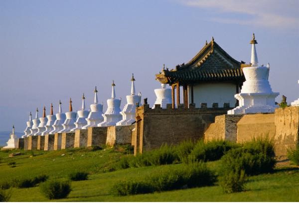 Mông Cổ: Ngôi Già lam Cổ tự Erdene Zuu tuyệt đẹp