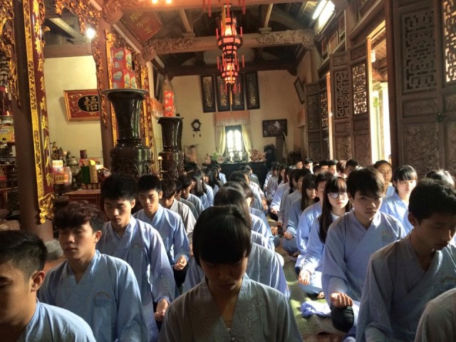 Thái Bình: Chùa Dao Quang tổ chức khóa tu “Một ngày an lạc”