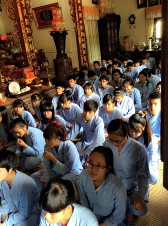 Thái Bình: Chùa Dao Quang tổ chức khóa tu “Một ngày an lạc”