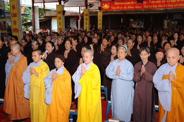 Thái Nguyên: Trường hạ chùa Phù Liễn bước vào ba ngày hành đạo cuối mùa an cư