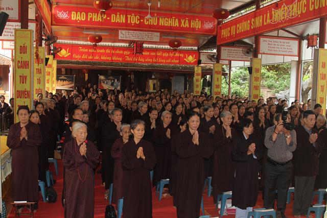 Thái Nguyên: Hòa thượng phó Chủ Tịch TT thăm Hạ trường