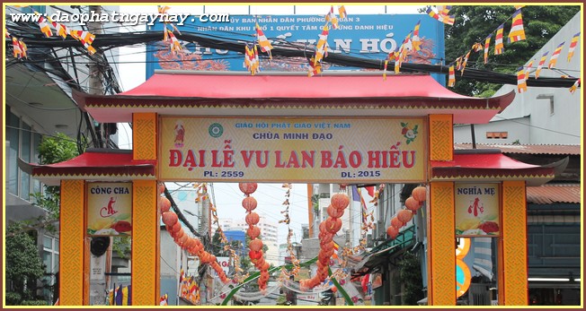 TP. HCM:  Đại Lễ Vu Lan Báo Hiếu tại chùa Minh Đạo