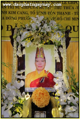 Long An: Hội đồng Trị sự viếng tang lễ cố hòa thượng Thích Tắc Ngộ