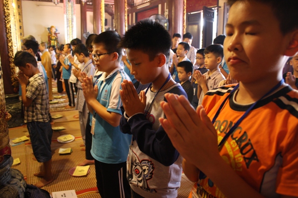 Hà Nội: &quot;Khóa Tu Theo Dấu Chân Phật&quot; lần thứ tại chùa Tăng Phúc