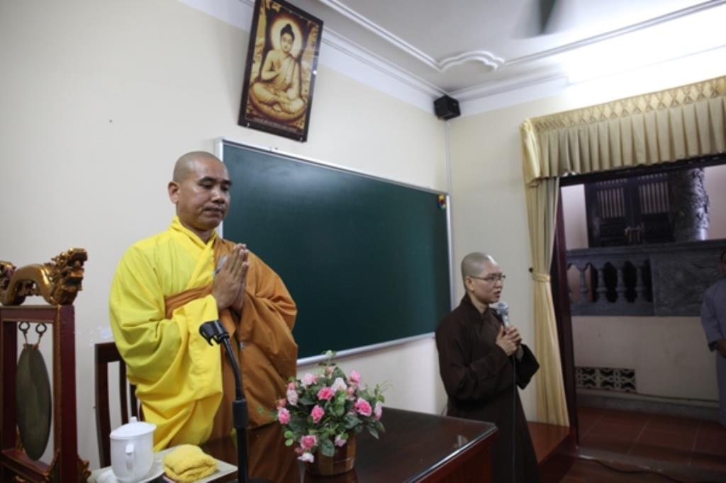 Hà Nội: Đ Đ Thích Tâm Mẫn chia sẻ pháp thoại tại chùa Tăng Phúc
