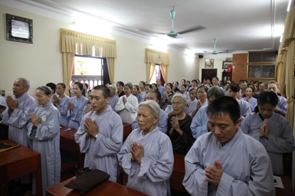 Hà Nội: Đ Đ Thích Tâm Mẫn chia sẻ pháp thoại tại chùa Tăng Phúc