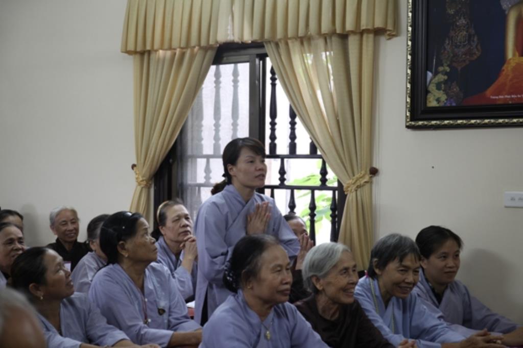Hà Nội: Đ Đ Thích Tâm Mẫn chia sẻ pháp thoại tại chùa Tăng Phúc