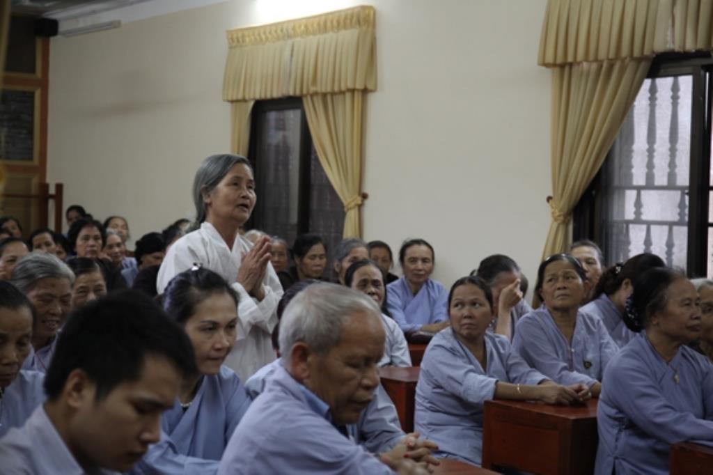 Hà Nội: Đ Đ Thích Tâm Mẫn chia sẻ pháp thoại tại chùa Tăng Phúc