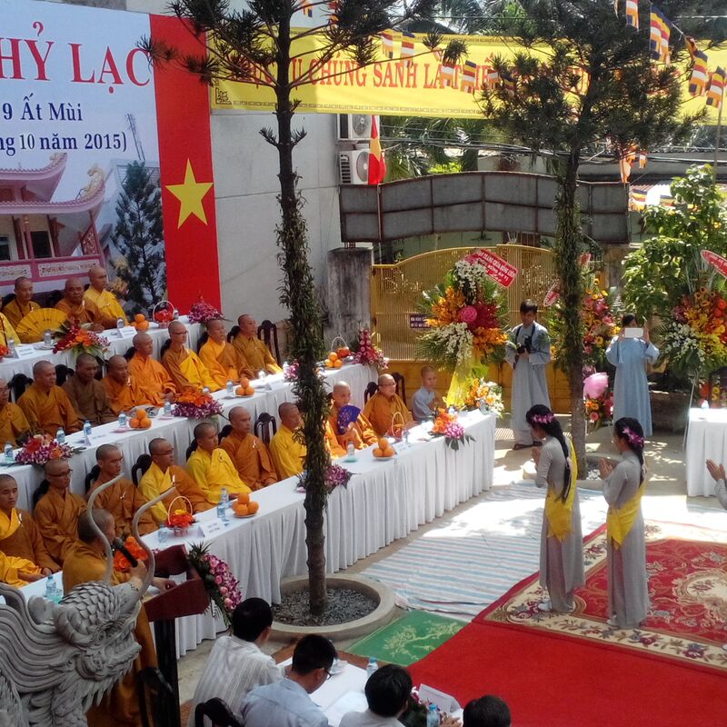 Lễ An Vị Phật Hỷ Lạc Chùa Phước Thành