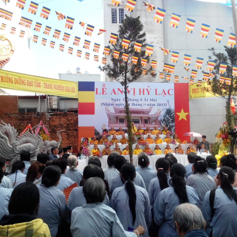 Lễ An Vị Phật Hỷ Lạc Chùa Phước Thành