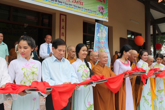 Bình Dương:Lễ tưởng niệm hòa thượng Thích Minh Thiện và khánh thành nhà thuốc nam từ thiện
