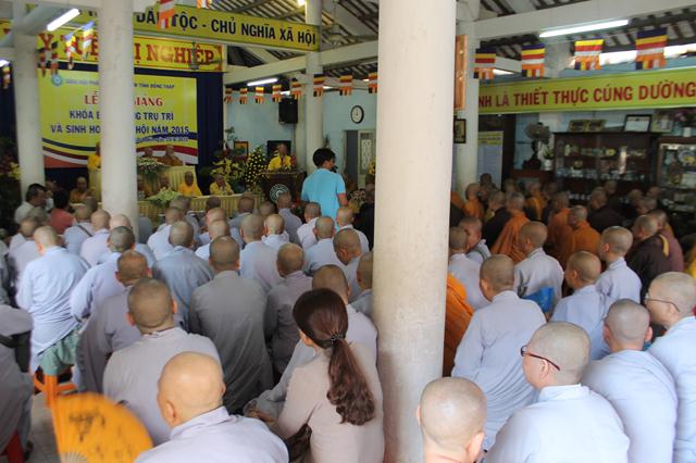 PG Đồng Tháp Lễ Tri Ân Tiền Bối Hữu Công và Bế Giảng Khóa Bồi Dưỡng NV Trụ Trì Năm 2015