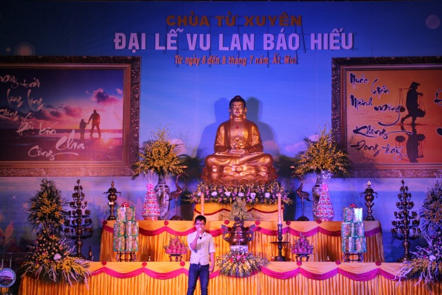 Thái Bình: Đêm văn nghệ mừng Đại lễ Vu Lan tại chùa Từ Xuyên