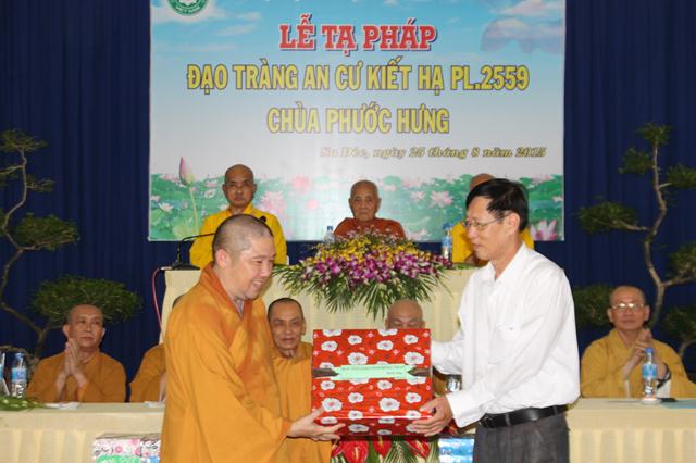 Đồng Tháp: Tạ Pháp Đạo Tràng An Cư Chùa Phước Hưng