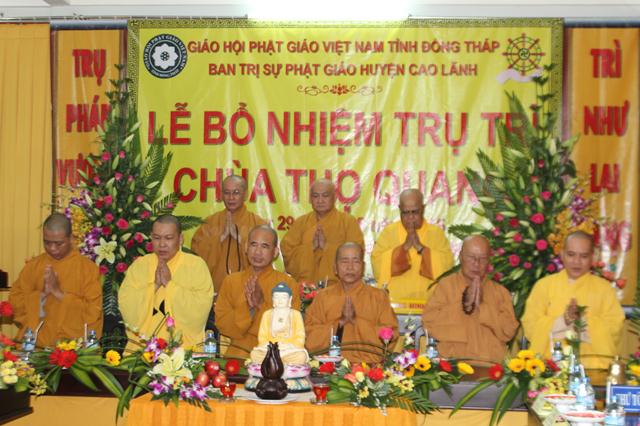 Đồng Tháp: Bổ Nhiệm Trụ Trì Chùa Thọ Quang