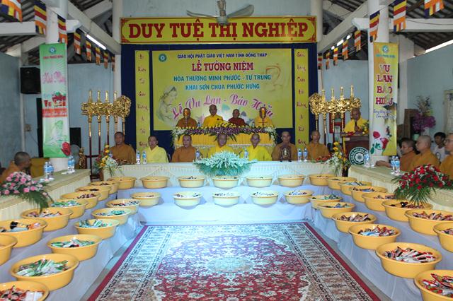 Đồng Tháp: Húy Kỵ Hòa Thượng Khai Sơn – Vu Lan Báo Hiếu