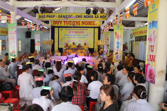 Đồng Tháp: Húy Kỵ Hòa Thượng Khai Sơn – Vu Lan Báo Hiếu