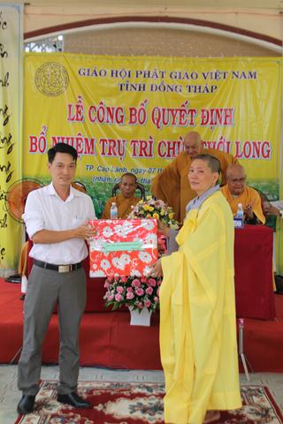 Đồng Tháp: Bổ Nhiệm Trụ Trì Chùa Thới Long