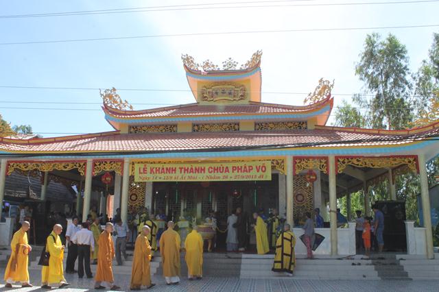 Đồng Tháp: Khánh Thành Chùa Pháp Võ