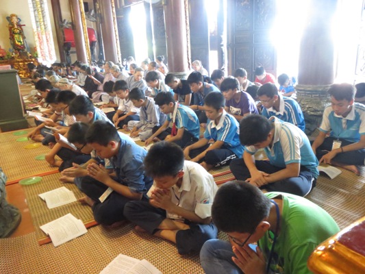 Hà Nội: Khóa tu “Theo dấu chân Phật” lần thứ 2 tại chùa Tăng Phúc