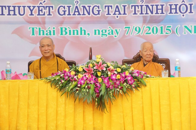 Thái Bình: HT.Thích Bảo Nghiêm thuyết giảng cho Tăng, Ni an cư trong tỉnh