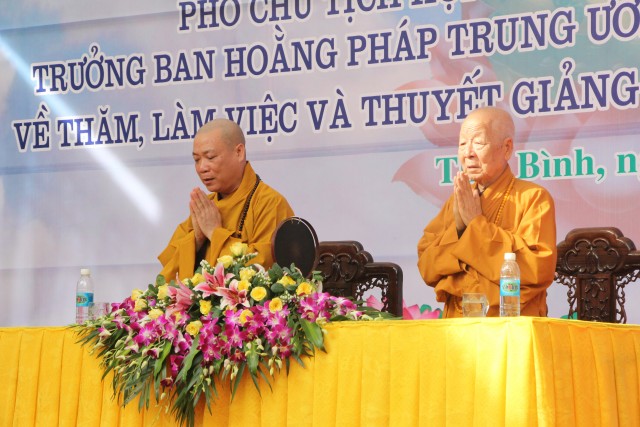 Thái Bình: HT.Thích Bảo Nghiêm thuyết giảng cho Tăng, Ni an cư trong tỉnh
