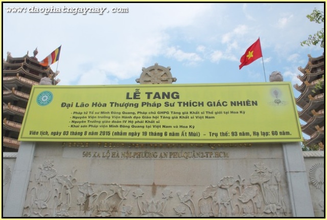 TP. HCM: Cung đón kim quan ĐLHT Thích Giác Nhiên về pháp viện Minh Đăng Quang