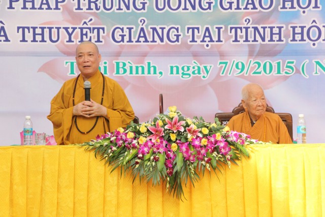 Thái Bình: HT.Thích Bảo Nghiêm thuyết giảng cho Tăng, Ni an cư trong tỉnh