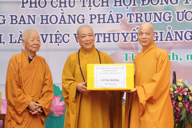 Thái Bình: HT.Thích Bảo Nghiêm thuyết giảng cho Tăng, Ni an cư trong tỉnh
