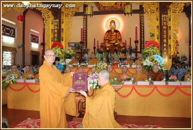 TP. HCM: Lễ bổ nhiệm trụ trì tổ đình Bửu Thạnh