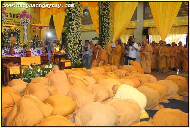 TP. HCM: Cung đón kim quan ĐLHT Thích Giác Nhiên về pháp viện Minh Đăng Quang