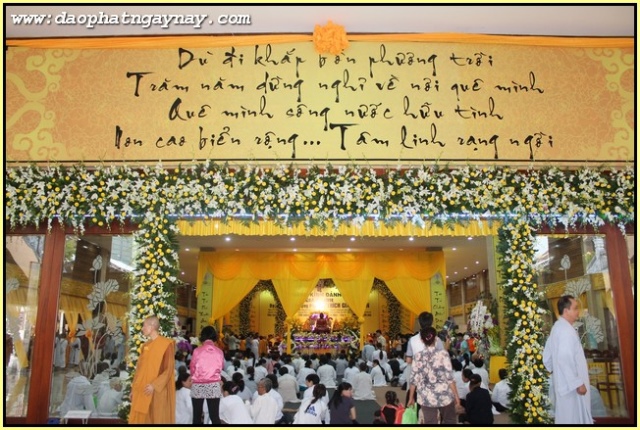 TP. HCM: Cung đón kim quan ĐLHT Thích Giác Nhiên về pháp viện Minh Đăng Quang