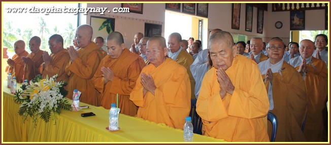 Long An: Bế giảng khóa An Cư Kiết Hạ PL 2559 tại tổ đình Kim Cang