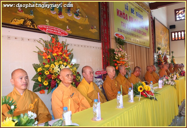 Long An: Bế giảng khóa An Cư Kiết Hạ PL 2559 tại tổ đình Kim Cang