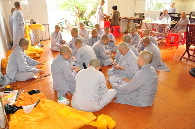 Long An: Lễ nhập kim quan cố Ni trưởng Đạt Cung