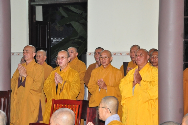 Long An: Lễ nhập kim quan cố Ni trưởng Đạt Cung