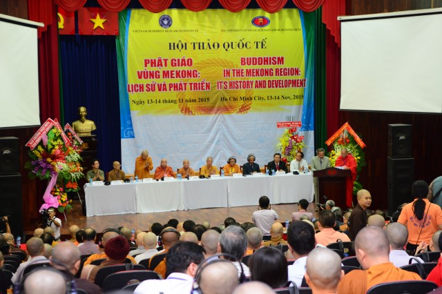 TP.HCM: Trọng thể khai mạc hội thảo quốc tế: Phật giáo vùng Mê-kông: Lịch sử và phát triển