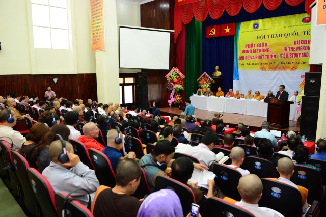 TP.HCM: Trọng thể khai mạc hội thảo quốc tế: Phật giáo vùng Mê-kông: Lịch sử và phát triển