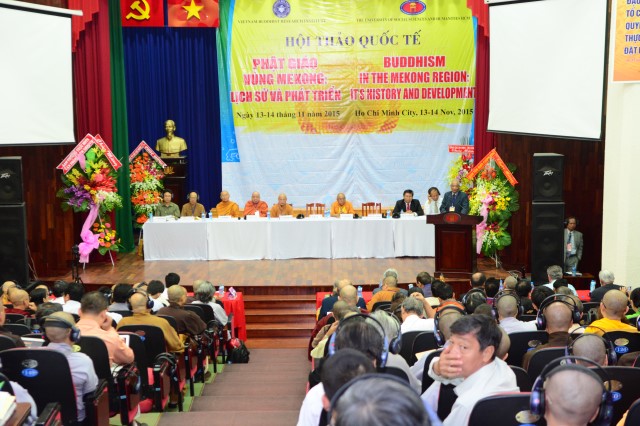 TP.HCM: Trọng thể khai mạc hội thảo quốc tế: Phật giáo vùng Mê-kông: Lịch sử và phát triển