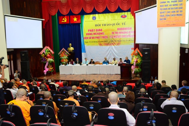 TP.HCM: Trọng thể khai mạc hội thảo quốc tế: Phật giáo vùng Mê-kông: Lịch sử và phát triển