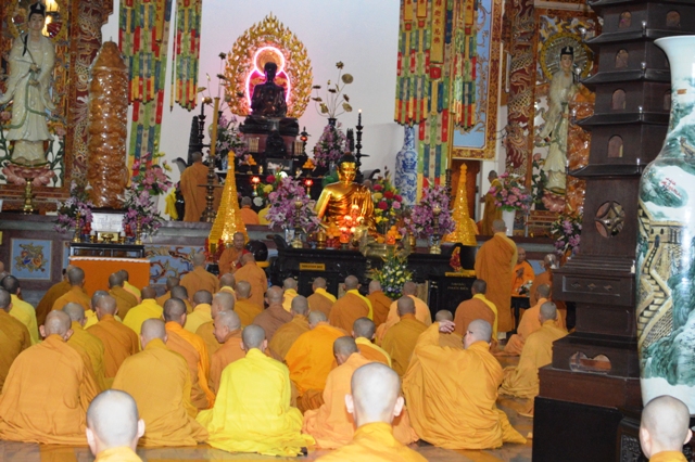 Khánh Hòa: tổ chức Lễ Tự tứ, Đại lễ Vu lan, cúng dường trai Tăng tại chùa sắc tứ Long Sơn