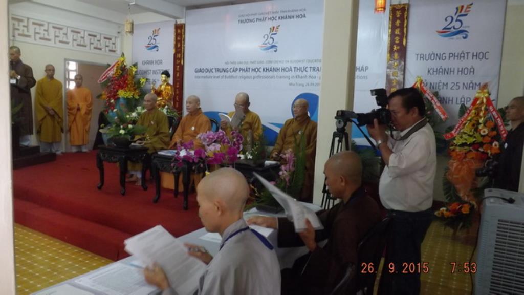 Hội thảo Giáo dục Phật giáo tại Trường TCPH Khánh Hòa